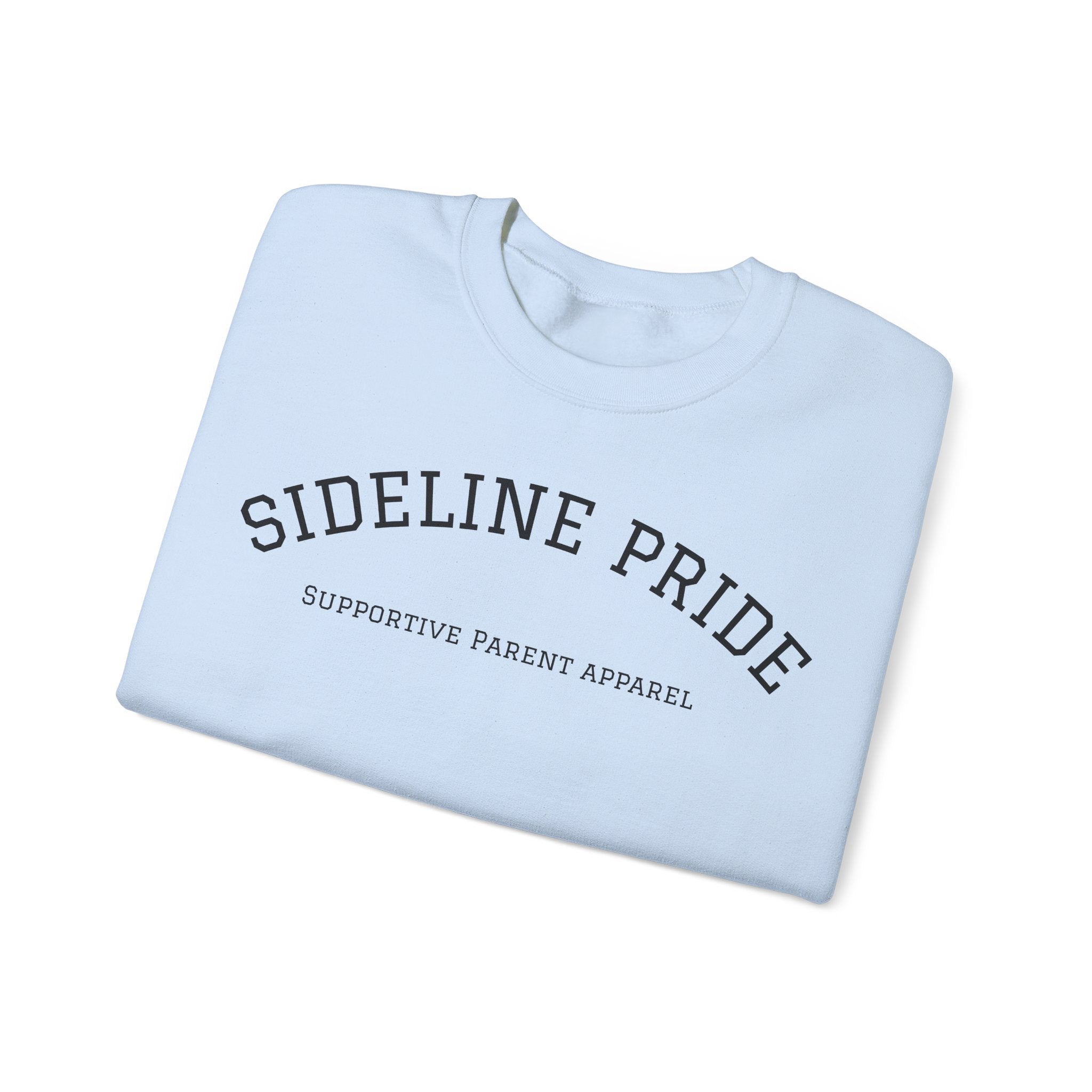 "Sideline Pride" University Style Crewneck – Supportive Parent Apparel
