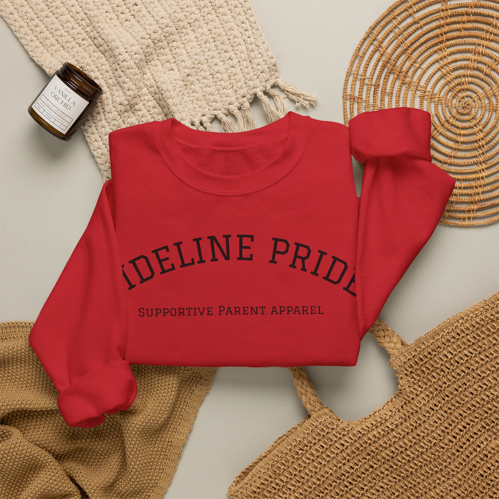 "Sideline Pride" University Style Crewneck – Supportive Parent Apparel