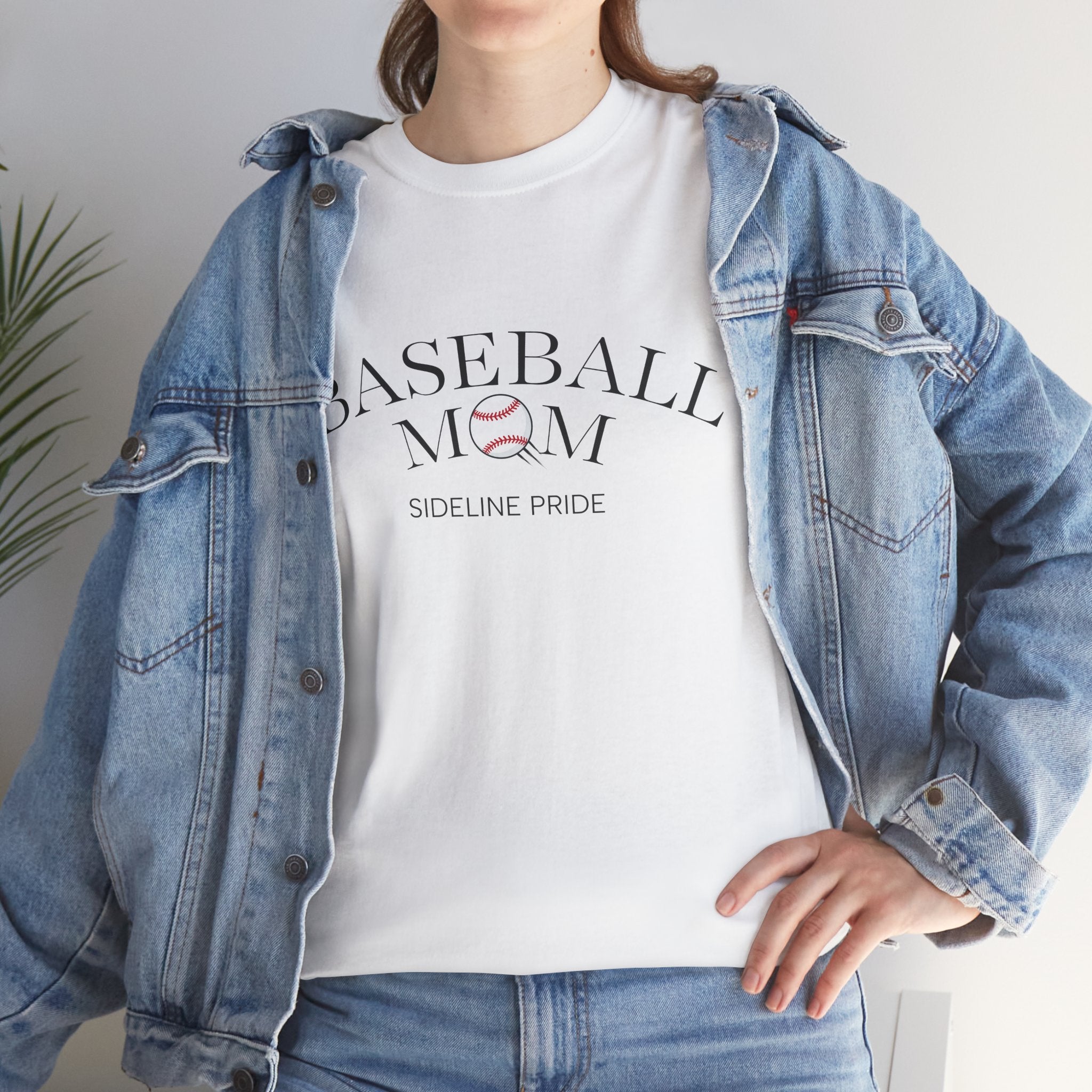 Baseball Mom Tee – Sideline Pride Graphic T-Shirt