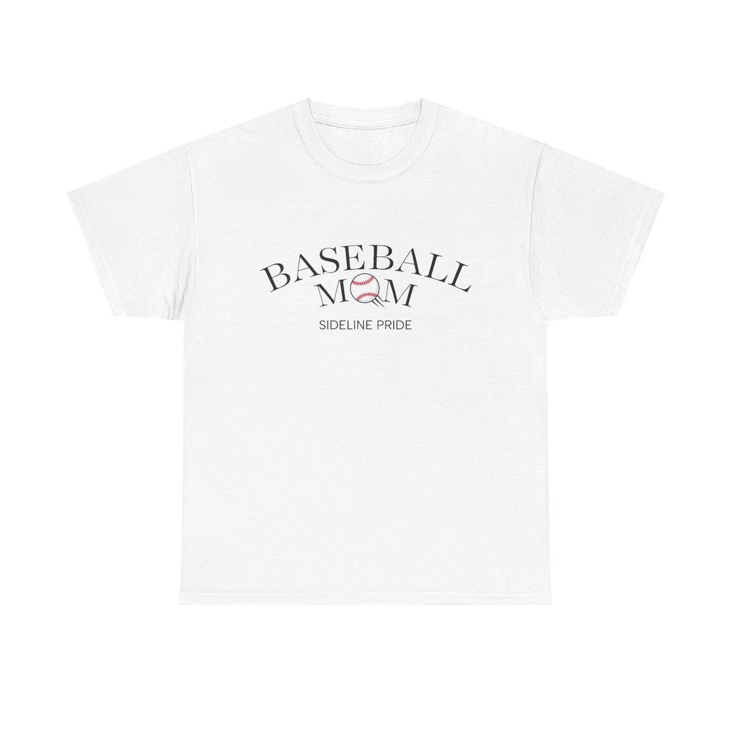 Baseball Mom Tee – Sideline Pride Graphic T-Shirt