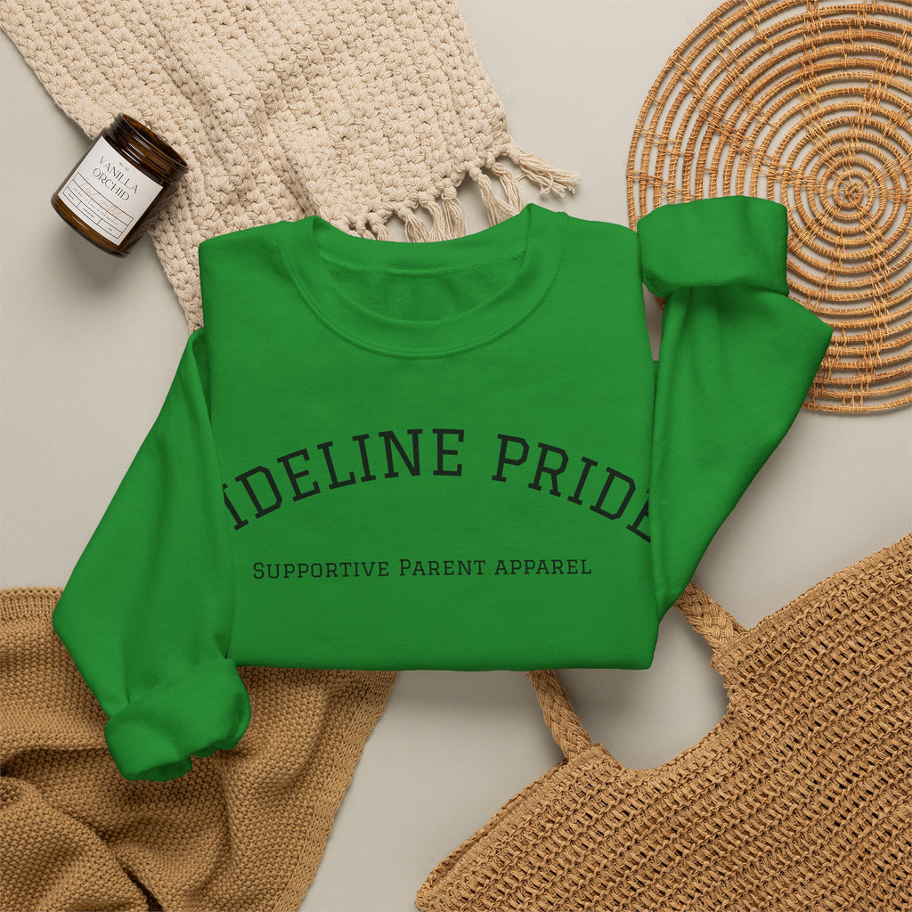 "Sideline Pride" University Style Crewneck – Supportive Parent Apparel