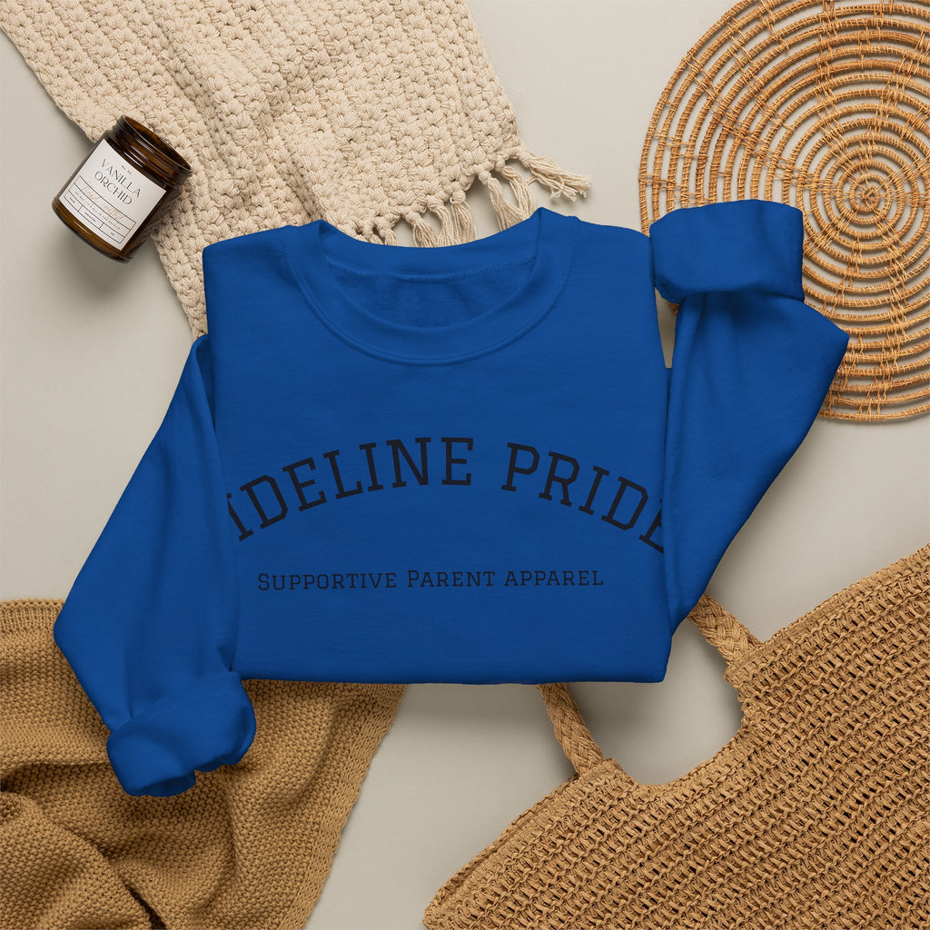 "Sideline Pride" University Style Crewneck – Supportive Parent Apparel