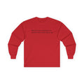 'Behind Every Athlete Is A Parent Who Never Gave Up' Long Sleeve Tee