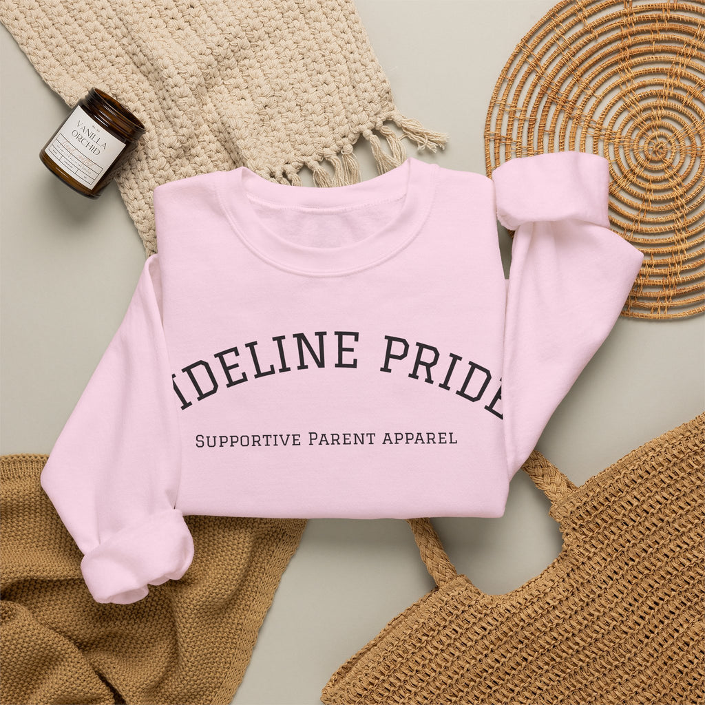 "Sideline Pride" University Style Crewneck – Supportive Parent Apparel