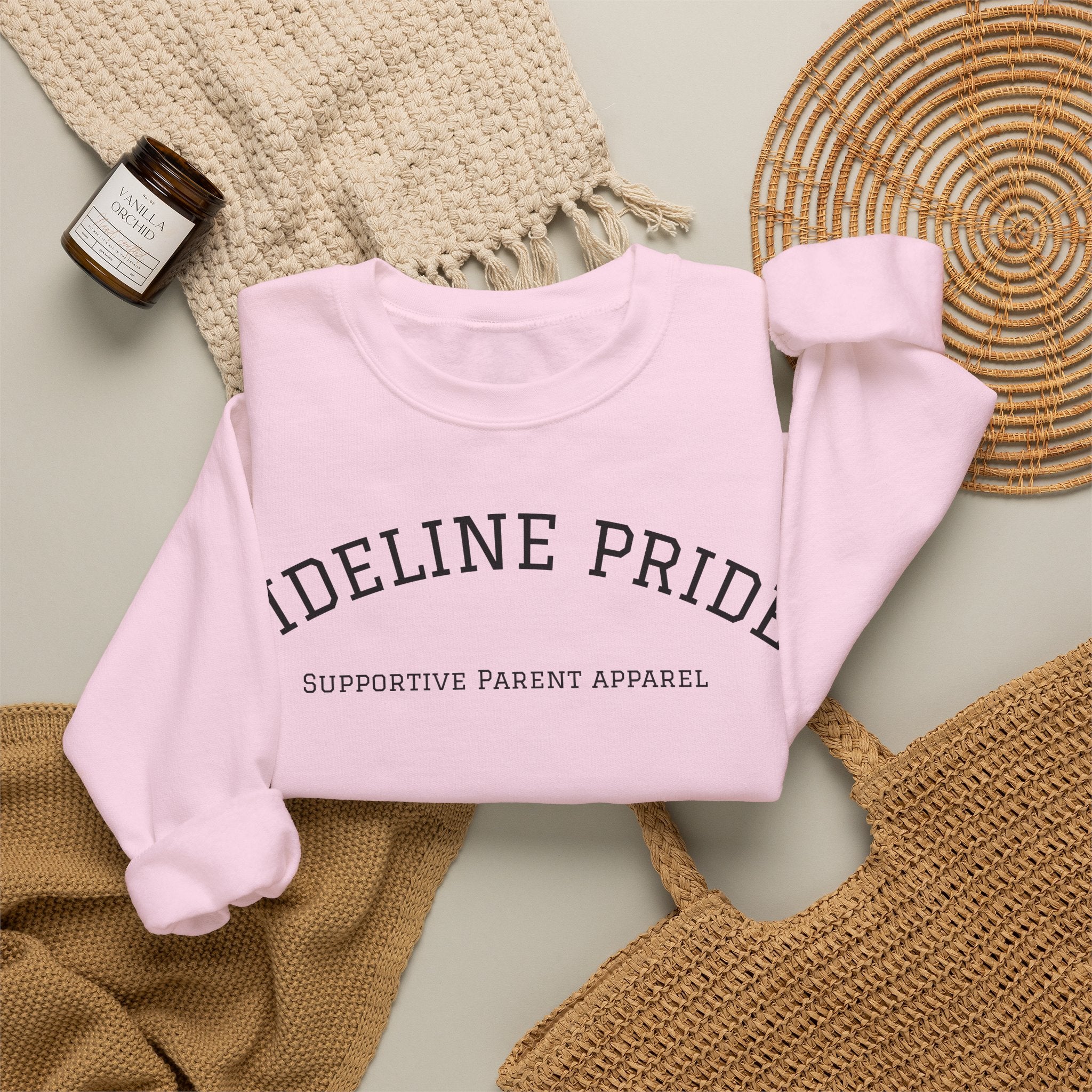 "Sideline Pride" University Style Crewneck – Supportive Parent Apparel